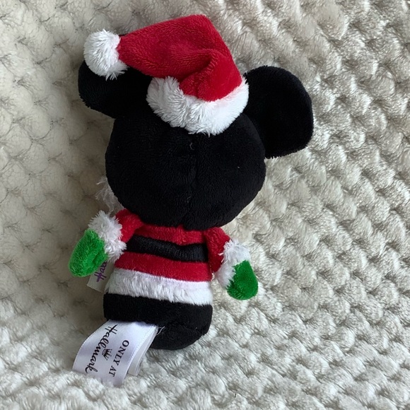 Hallmark itty bittys Plush Santa Mickey Mouse Stuffed Animal Toy - Picture 3 of 13